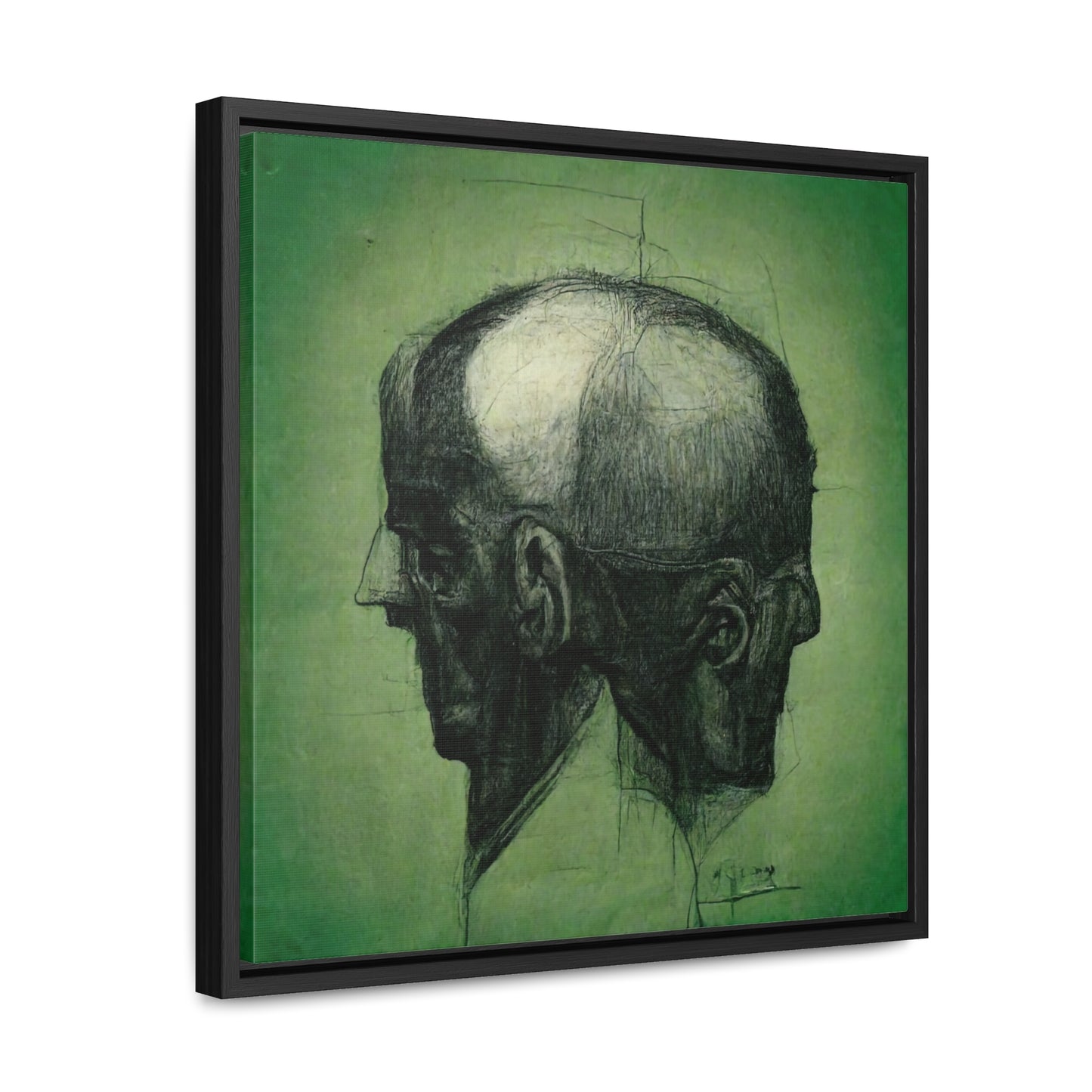 Heads 17, Valentinii, Gallery Canvas Wraps, Square Frame