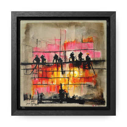 Land of the Sun 3, Valentinii, Gallery Canvas Wraps, Square Frame