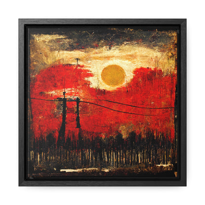 Land of the Sun 20, Valentinii, Gallery Canvas Wraps, Square Frame