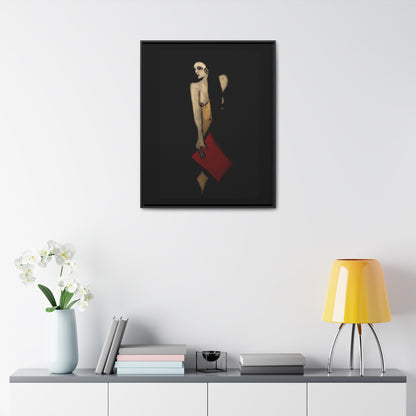 The Shadow Woman, Original Eduard Pavel, Gallery Canvas Wraps, Vertical Frame