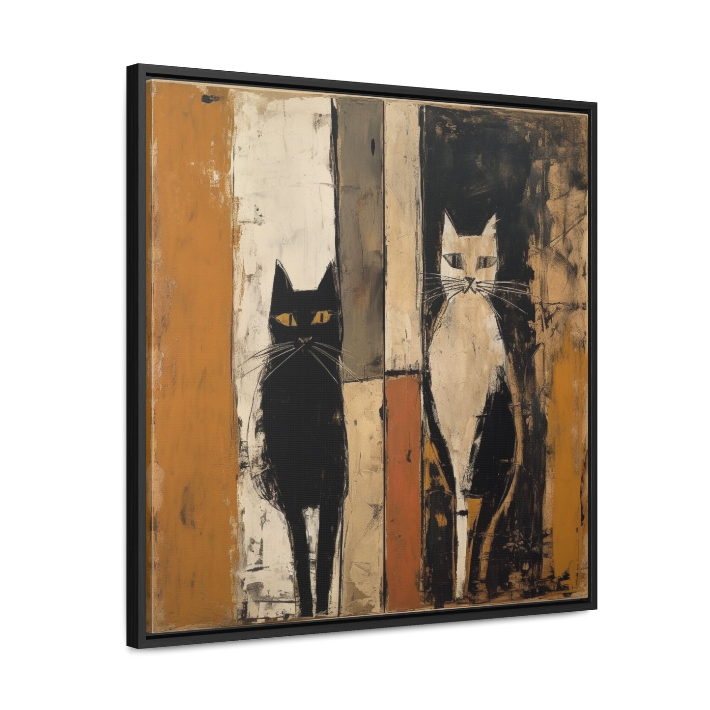 Cat 9, Gallery Canvas Wraps, Square Frame