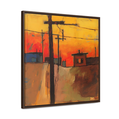 Land of the Sun 72, Valentinii, Gallery Canvas Wraps, Square Frame