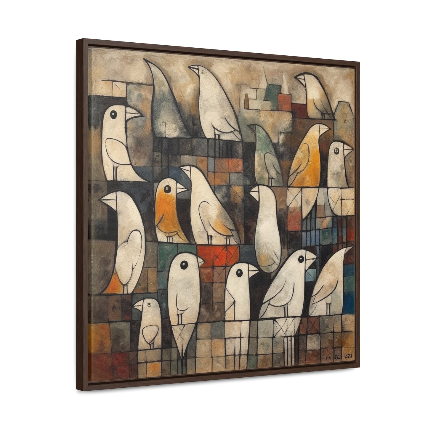 Bird 13, Gallery Canvas Wraps, Square Frame