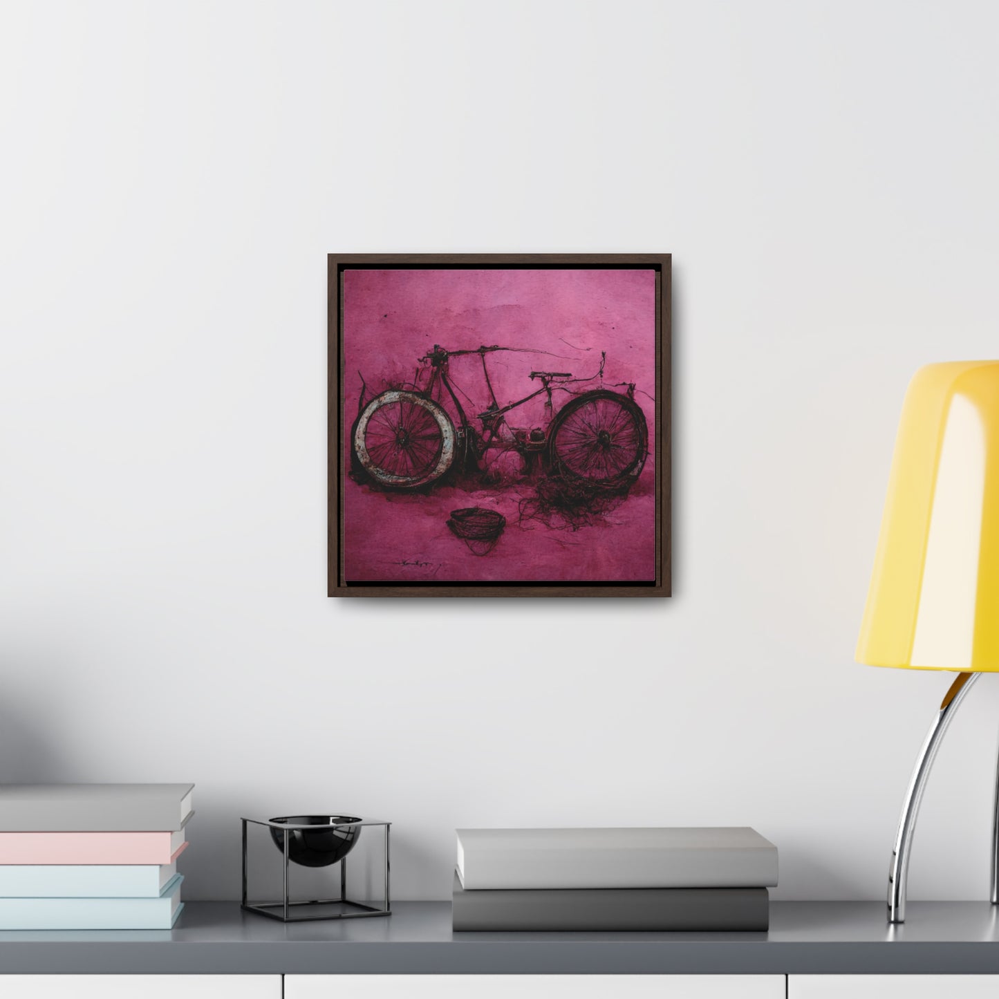 Bicycle 5, Valentinii, Gallery Canvas Wraps, Square Frame