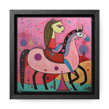 The Dreams of the Child 57, Gallery Canvas Wraps, Square Frame