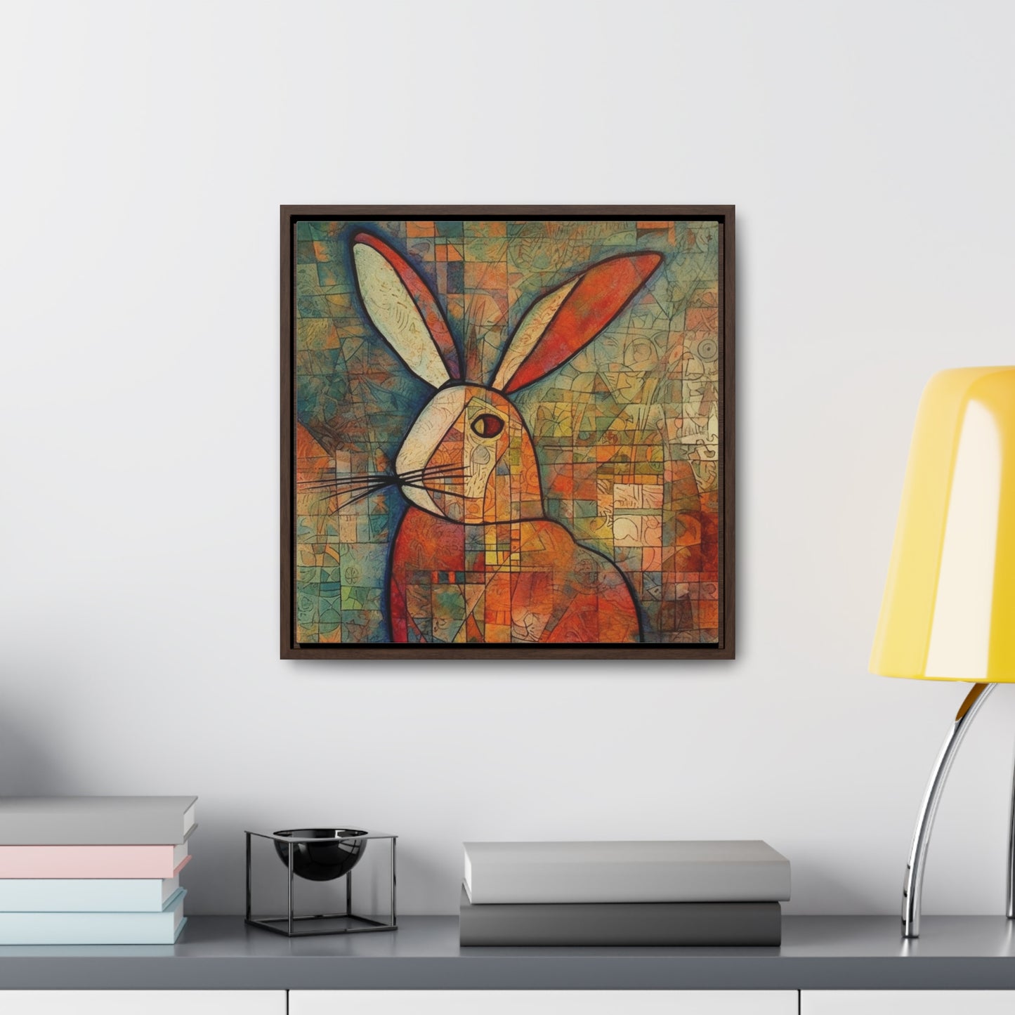 Rabbit 5, Gallery Canvas Wraps, Square Frame