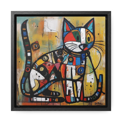 Cat 101, Gallery Canvas Wraps, Square Frame