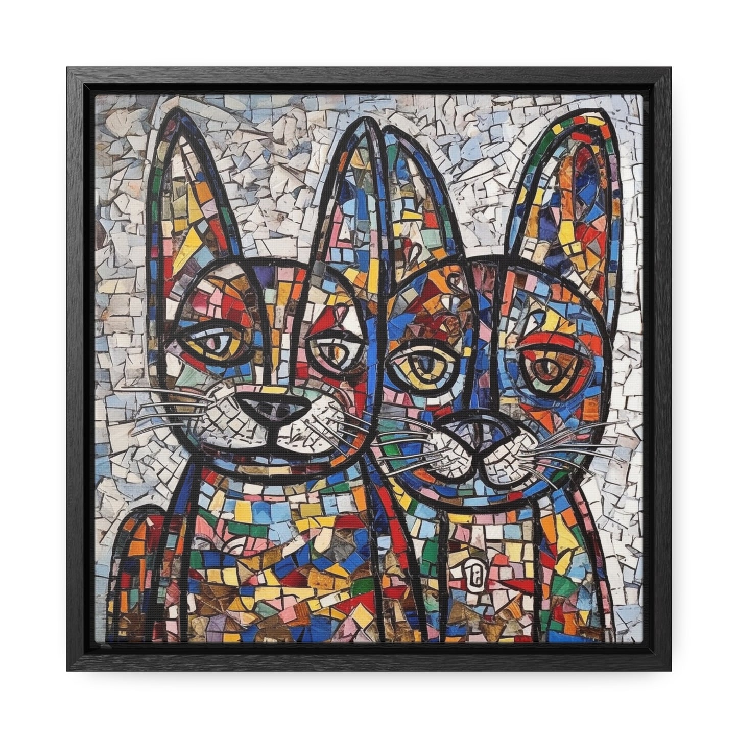 Cat 3, Gallery Canvas Wraps, Square Frame