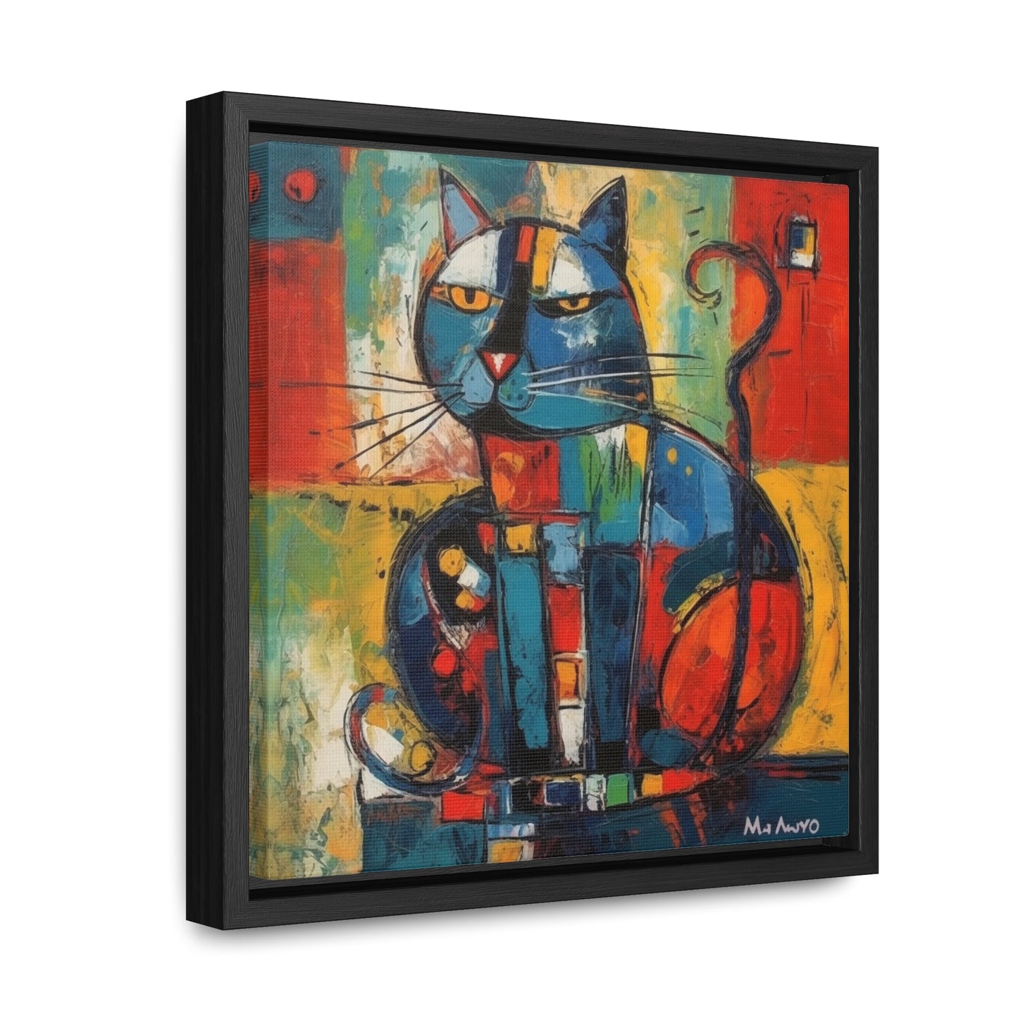 Cat 78, Gallery Canvas Wraps, Square Frame