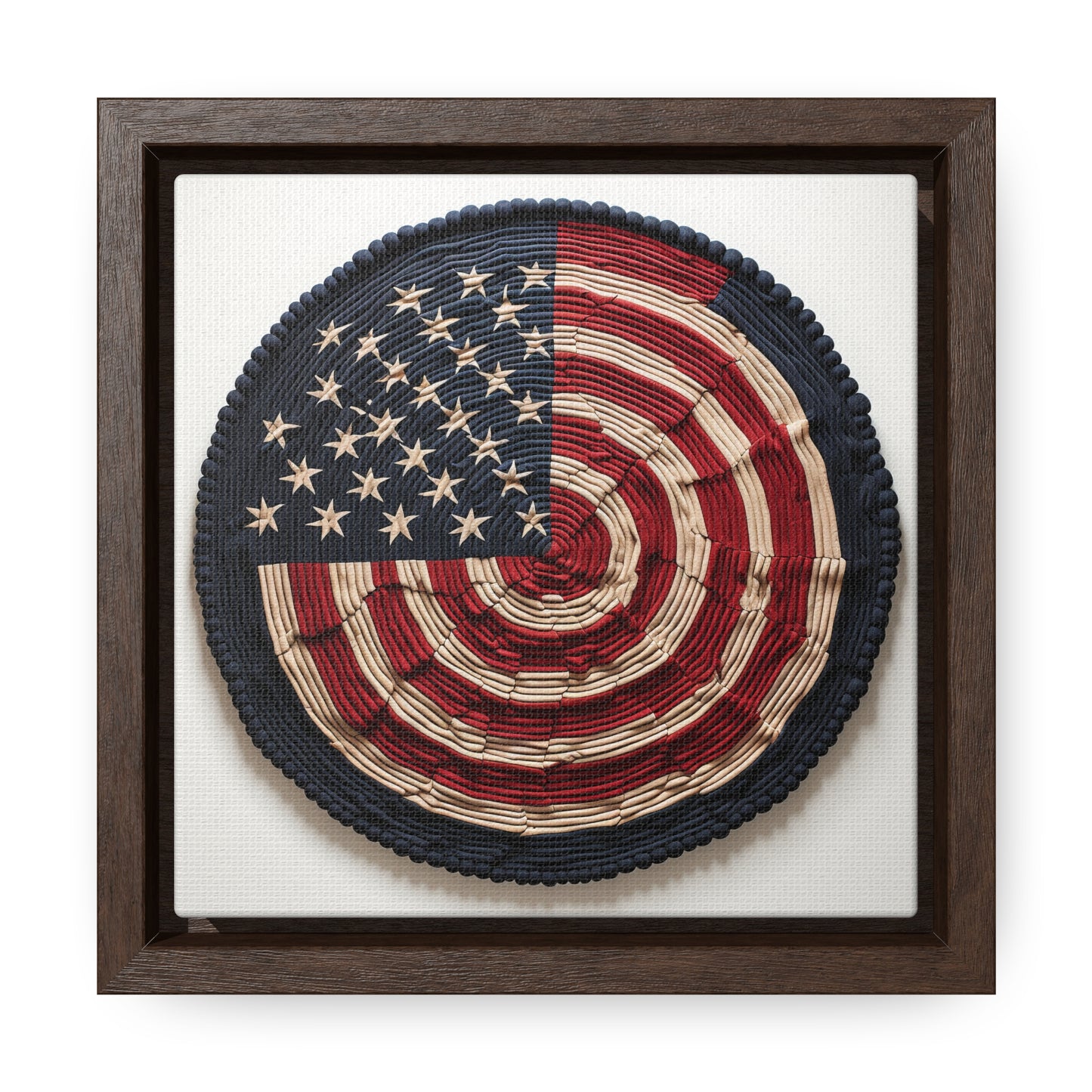 Flag 16, Gallery Canvas Wraps, Square Frame