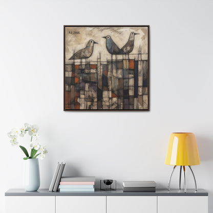 Bird 25, Gallery Canvas Wraps, Square Frame