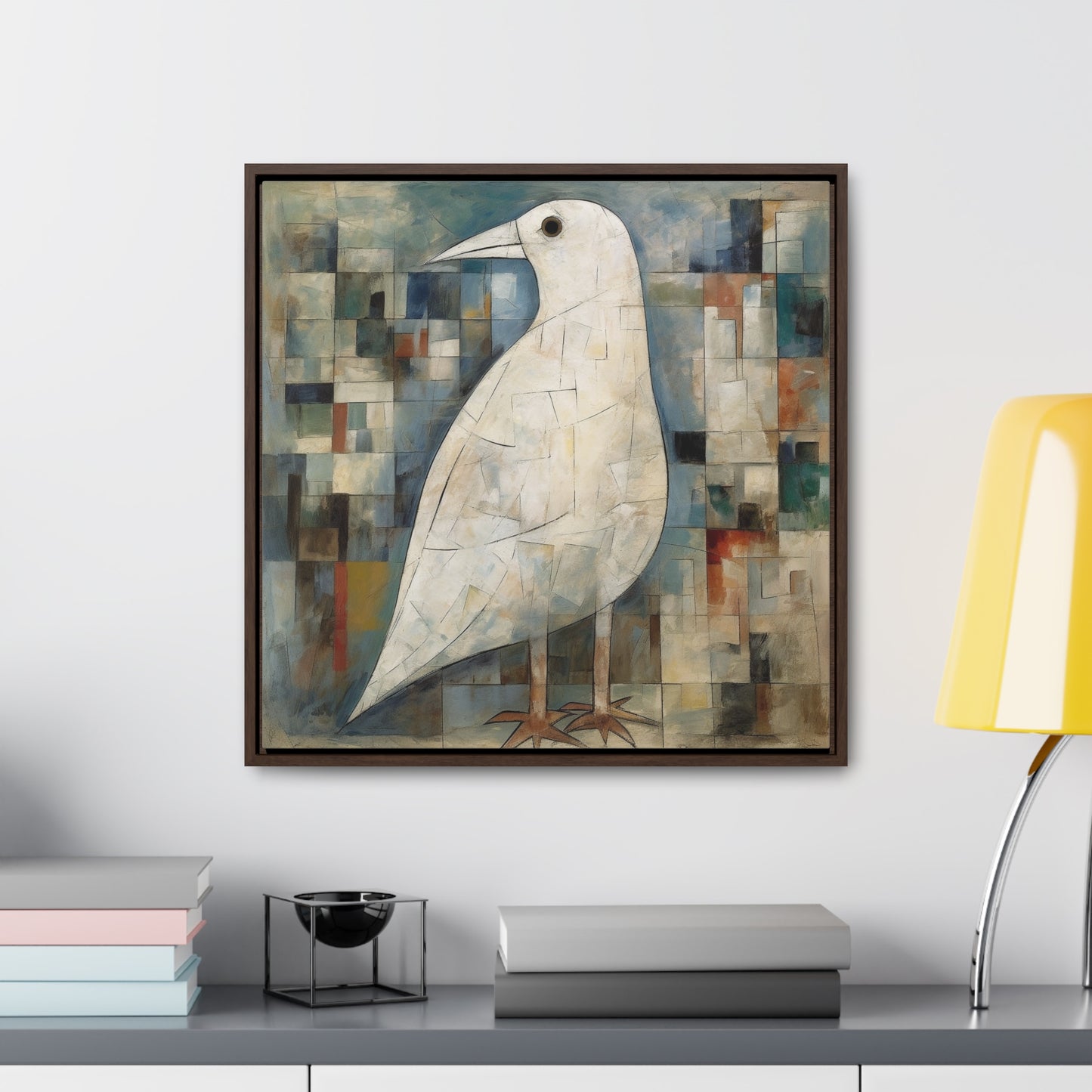 Bird 6, Gallery Canvas Wraps, Square Frame