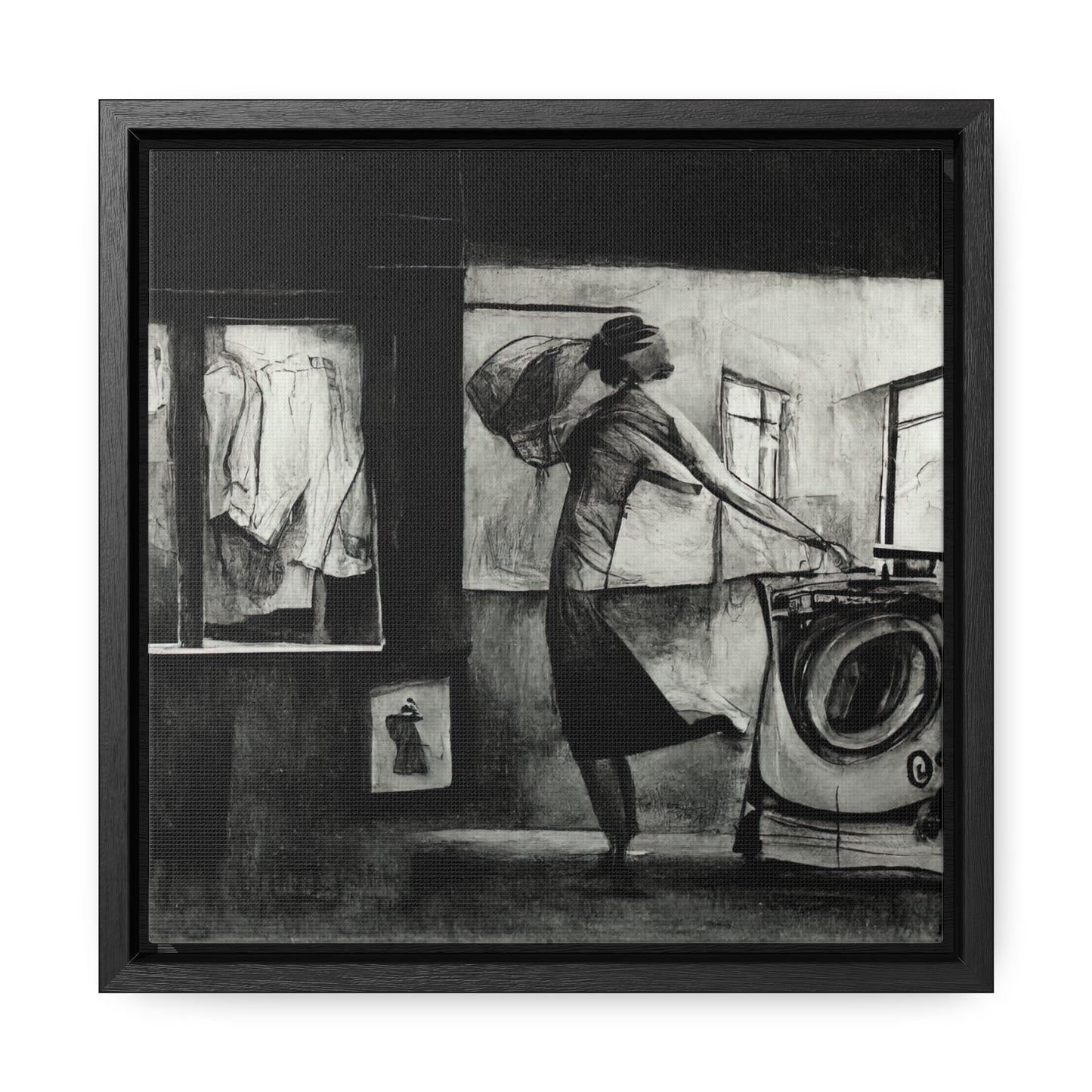 Domestic Memories 44, Valentinii, Gallery Canvas Wraps, Square Frame