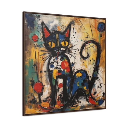 Cat 105, Gallery Canvas Wraps, Square Frame