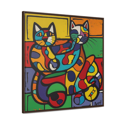 Cat 147, Gallery Canvas Wraps, Square Frame