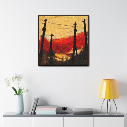 Land of the Sun 22, Valentinii, Gallery Canvas Wraps, Square Frame