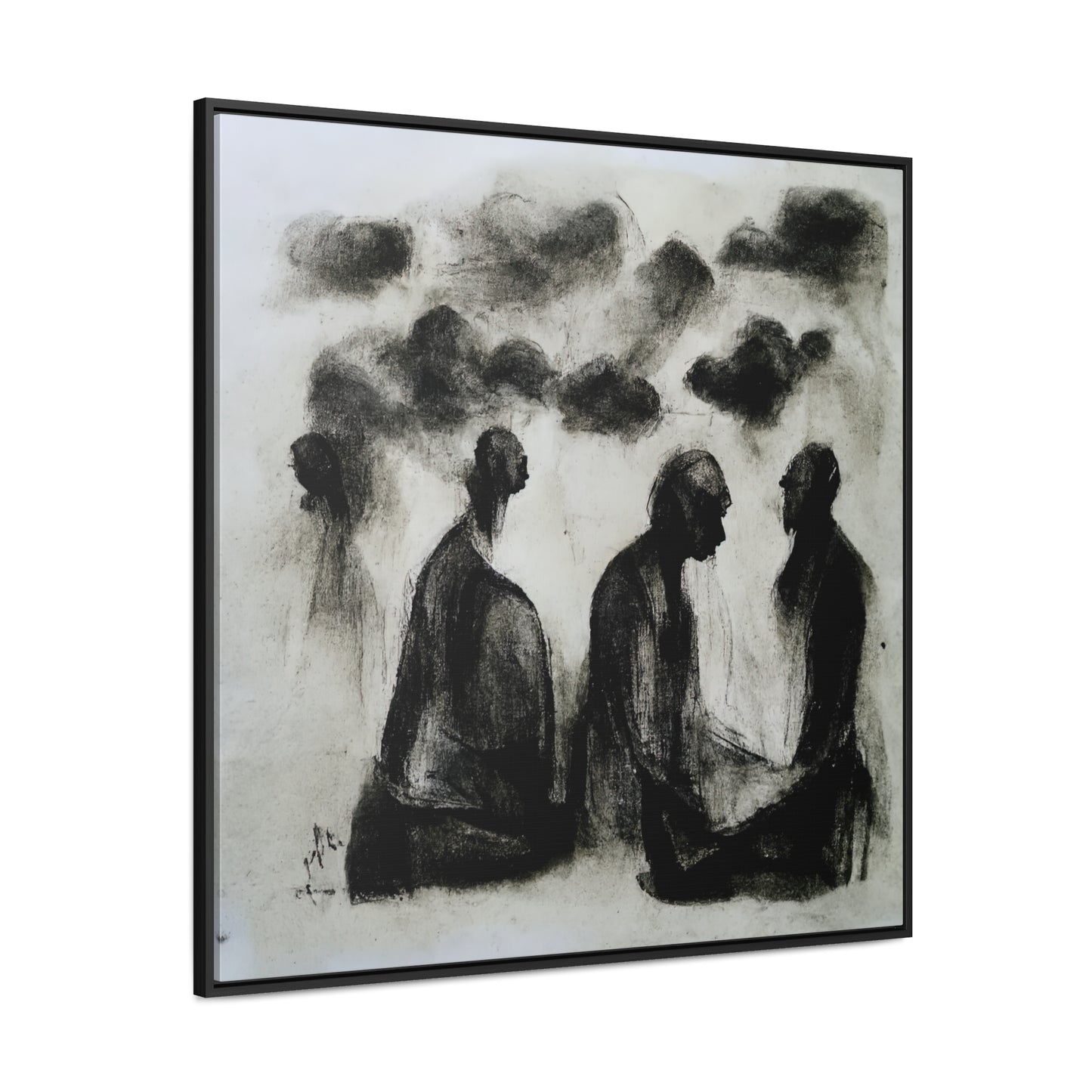 Palaeolithic Prayer 11, Valentinii, Gallery Canvas Wraps, Square Frame