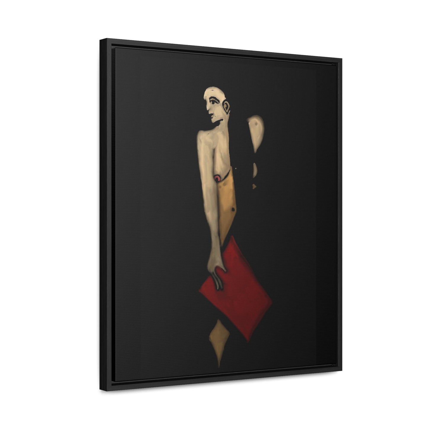 The Shadow Woman, Original Eduard Pavel, Gallery Canvas Wraps, Vertical Frame