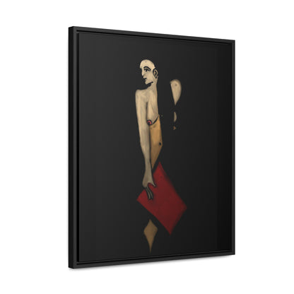 The Shadow Woman, Original Eduard Pavel, Gallery Canvas Wraps, Vertical Frame