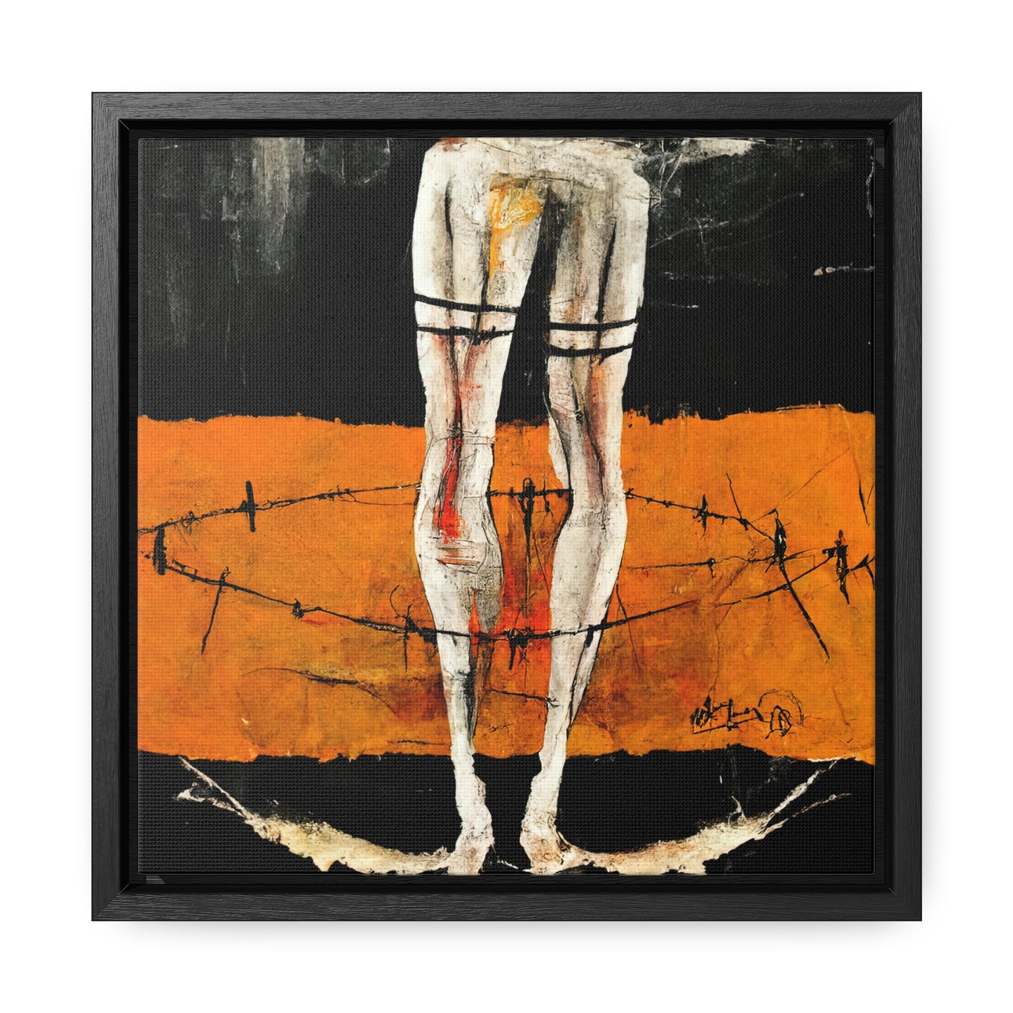 Feet and Drama 13, Valentinii, Gallery Canvas Wraps, Square Frame