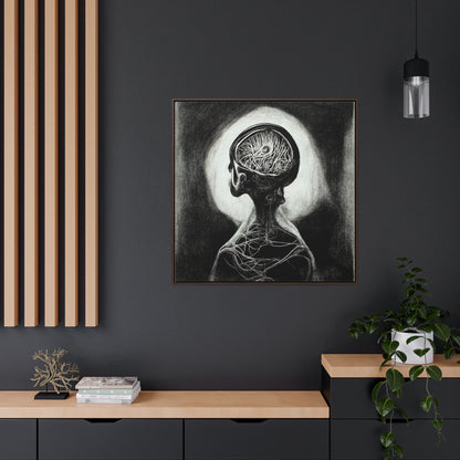 Brain 5, Valentinii, Gallery Canvas Wraps, Square Frame