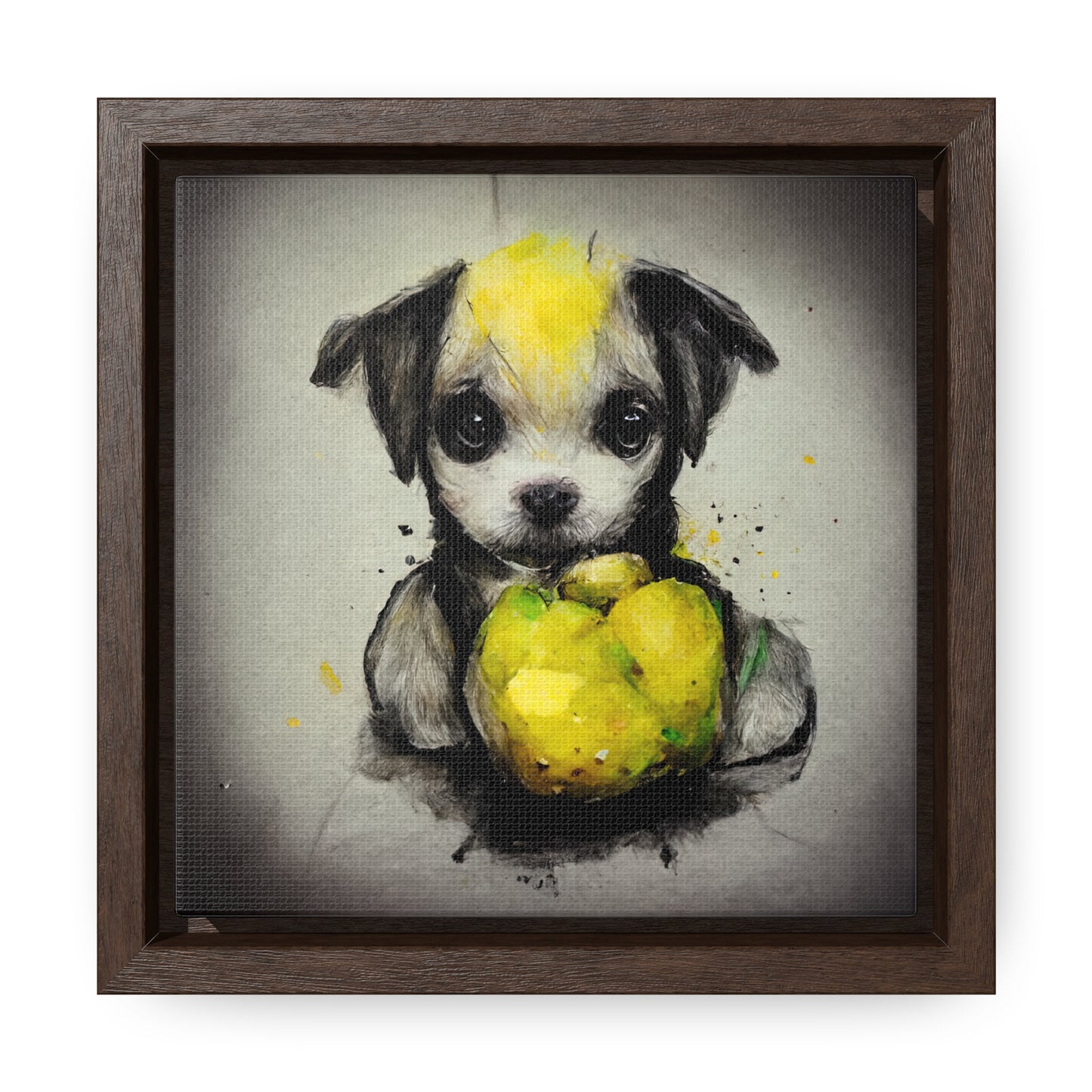 Dogs and Puppies 2, Valentinii, Gallery Canvas Wraps, Square Frame