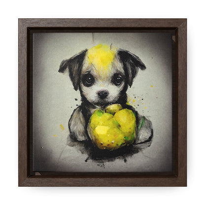 Dogs and Puppies 2, Valentinii, Gallery Canvas Wraps, Square Frame