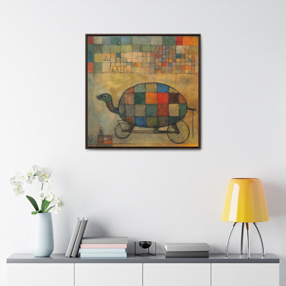 Turtle 12, Gallery Canvas Wraps, Square Frame