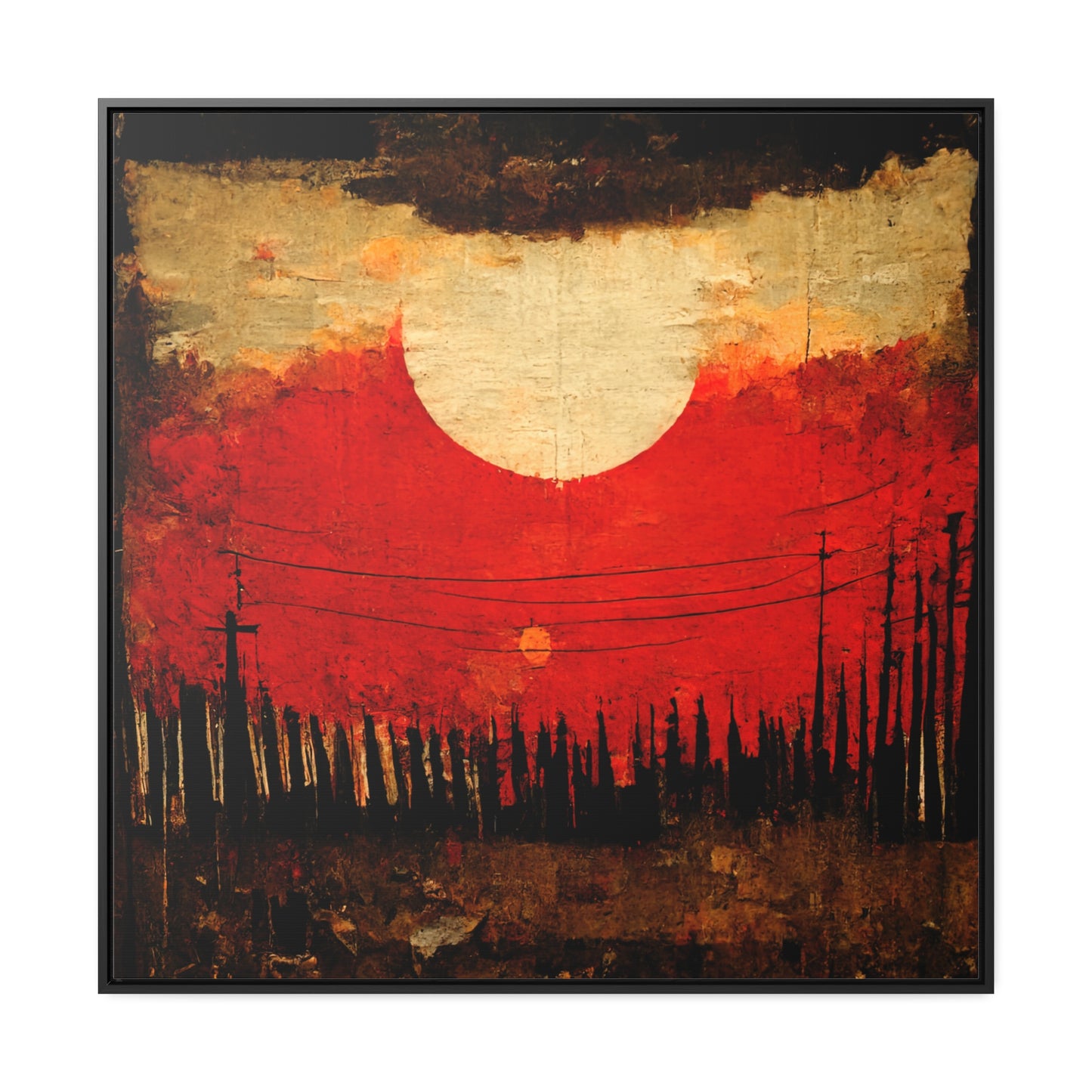 Land of the Sun 16, Valentinii, Gallery Canvas Wraps, Square Frame