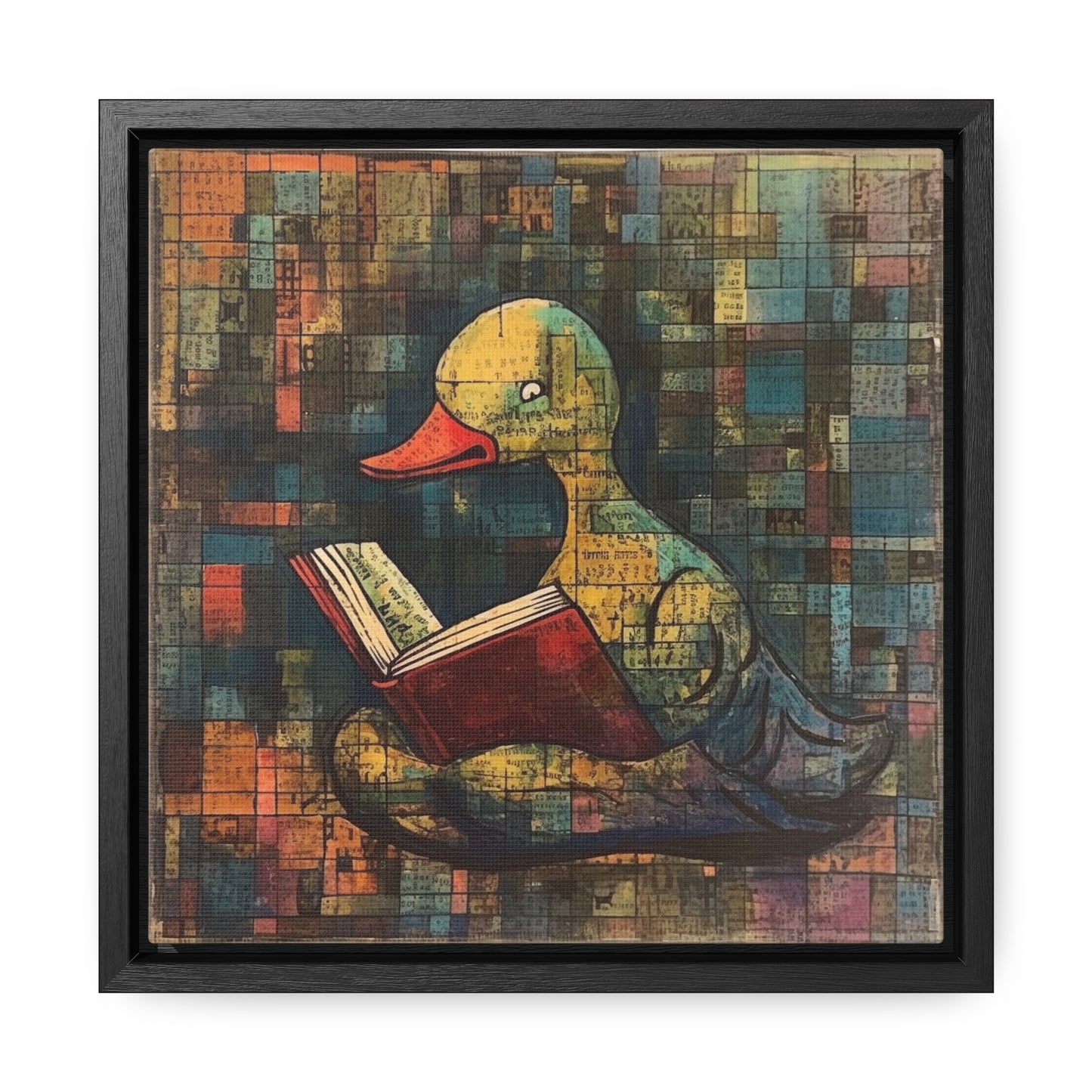 Duck 3, Gallery Canvas Wraps, Square Frame