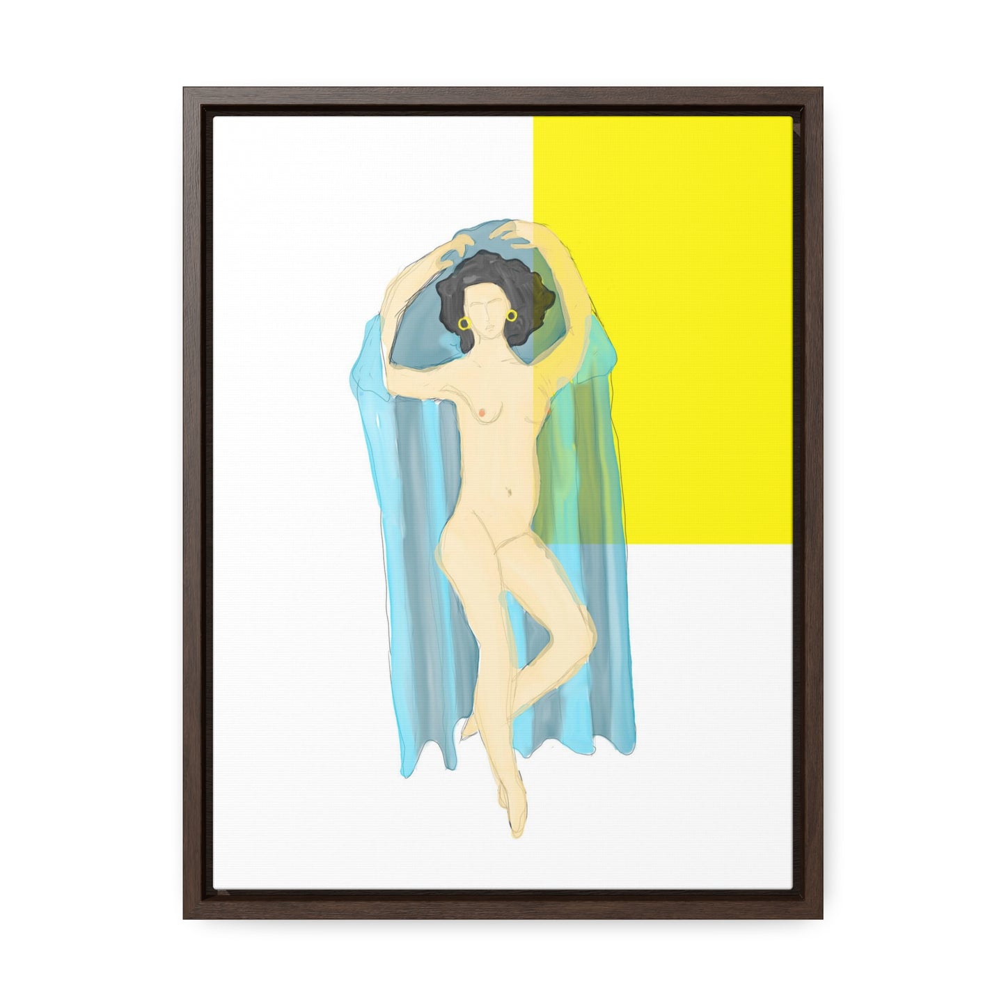 Dance in Nothingness, Original Eduard Pavel, Gallery Canvas Wraps, Vertical Frame