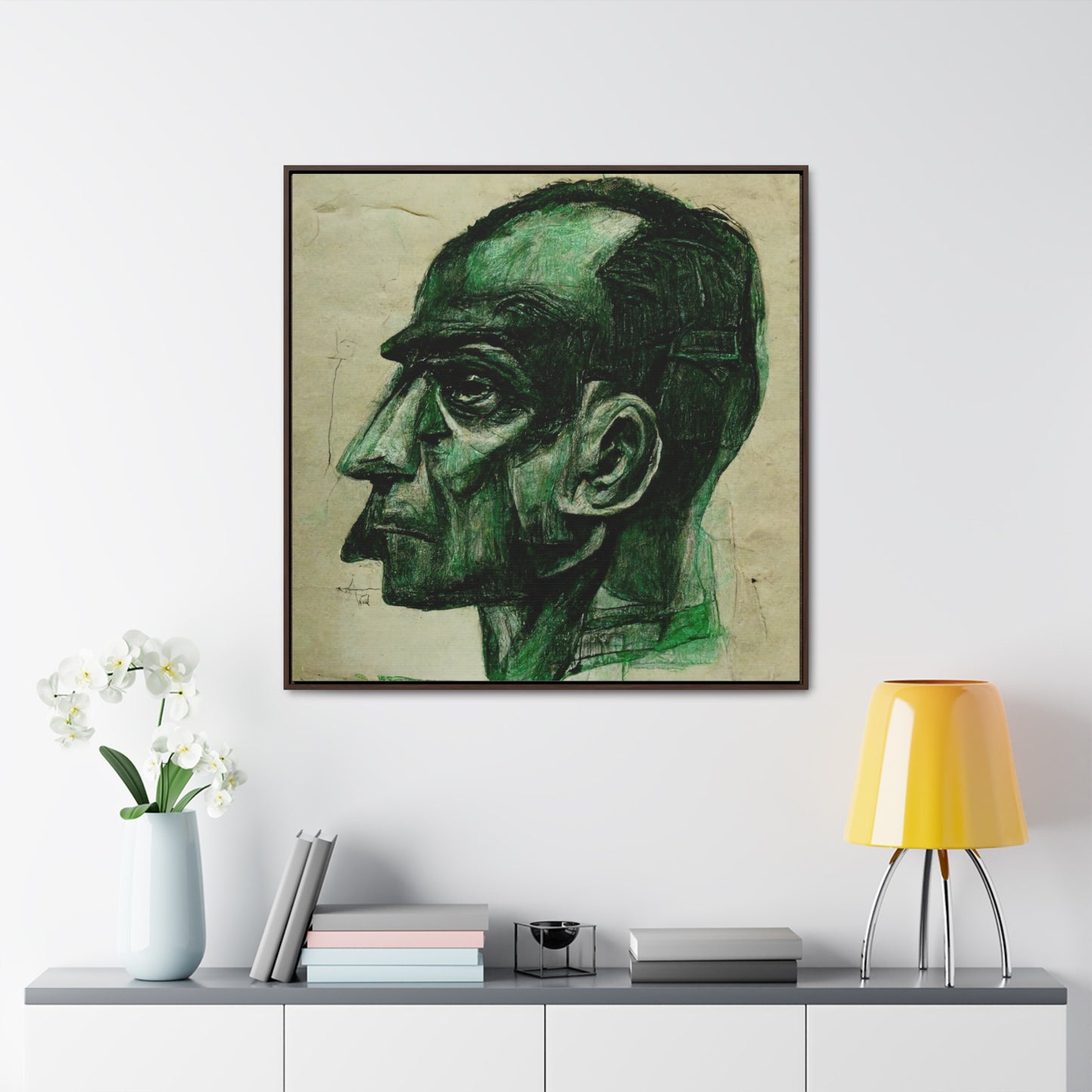 Heads 12, Valentinii, Gallery Canvas Wraps, Square Frame