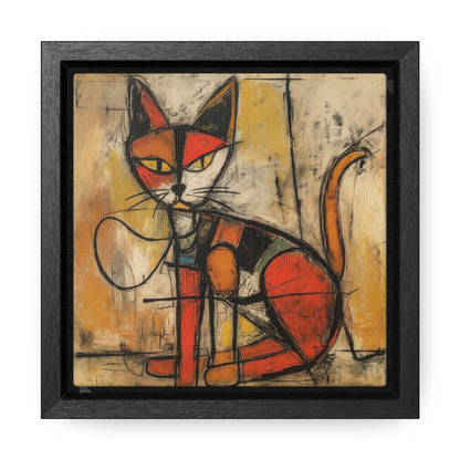 Cat 90, Gallery Canvas Wraps, Square Frame