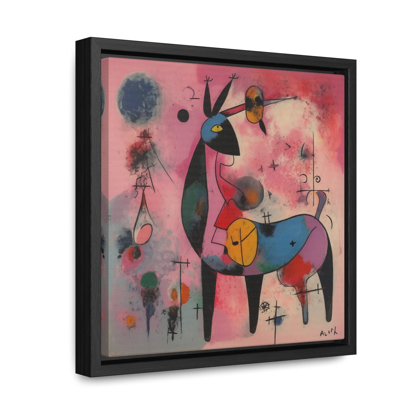 The Dreams of the Child 25, Gallery Canvas Wraps, Square Frame