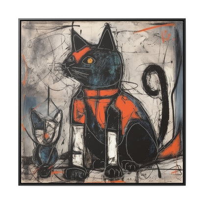 Cat 92, Gallery Canvas Wraps, Square Frame