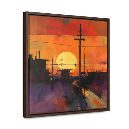 Land of the Sun 66, Valentinii, Gallery Canvas Wraps, Square Frame