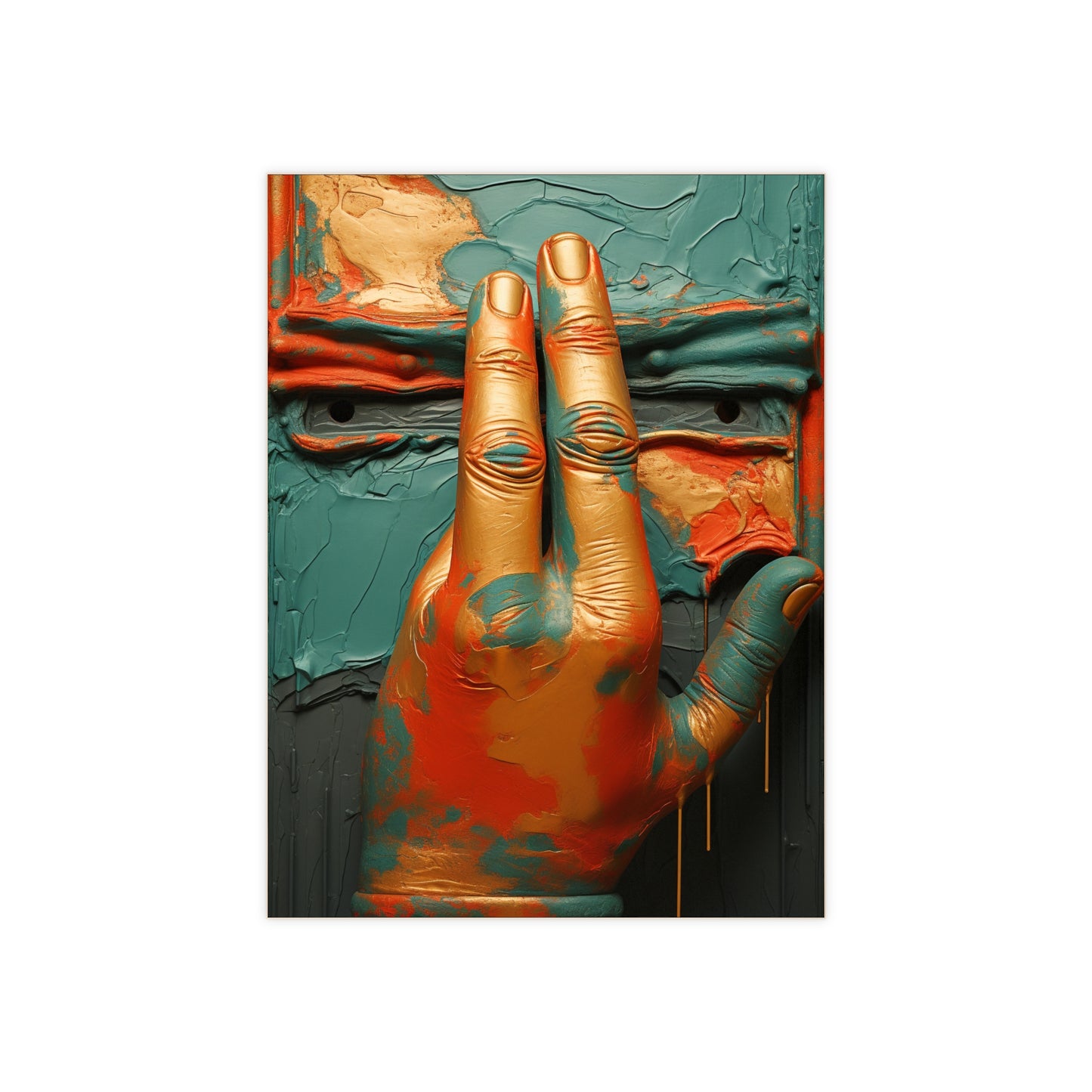 Hands 99, Ceramic Photo Tile