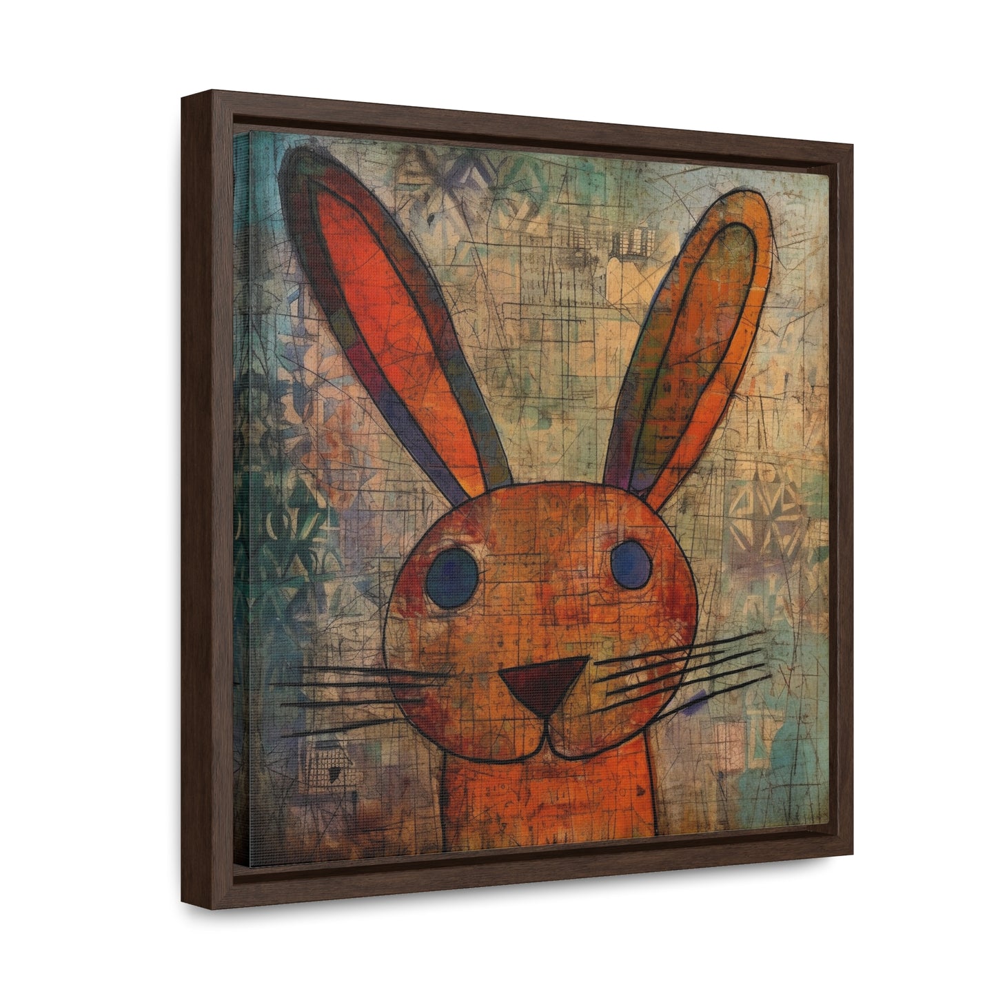 Rabbit 9, Gallery Canvas Wraps, Square Frame