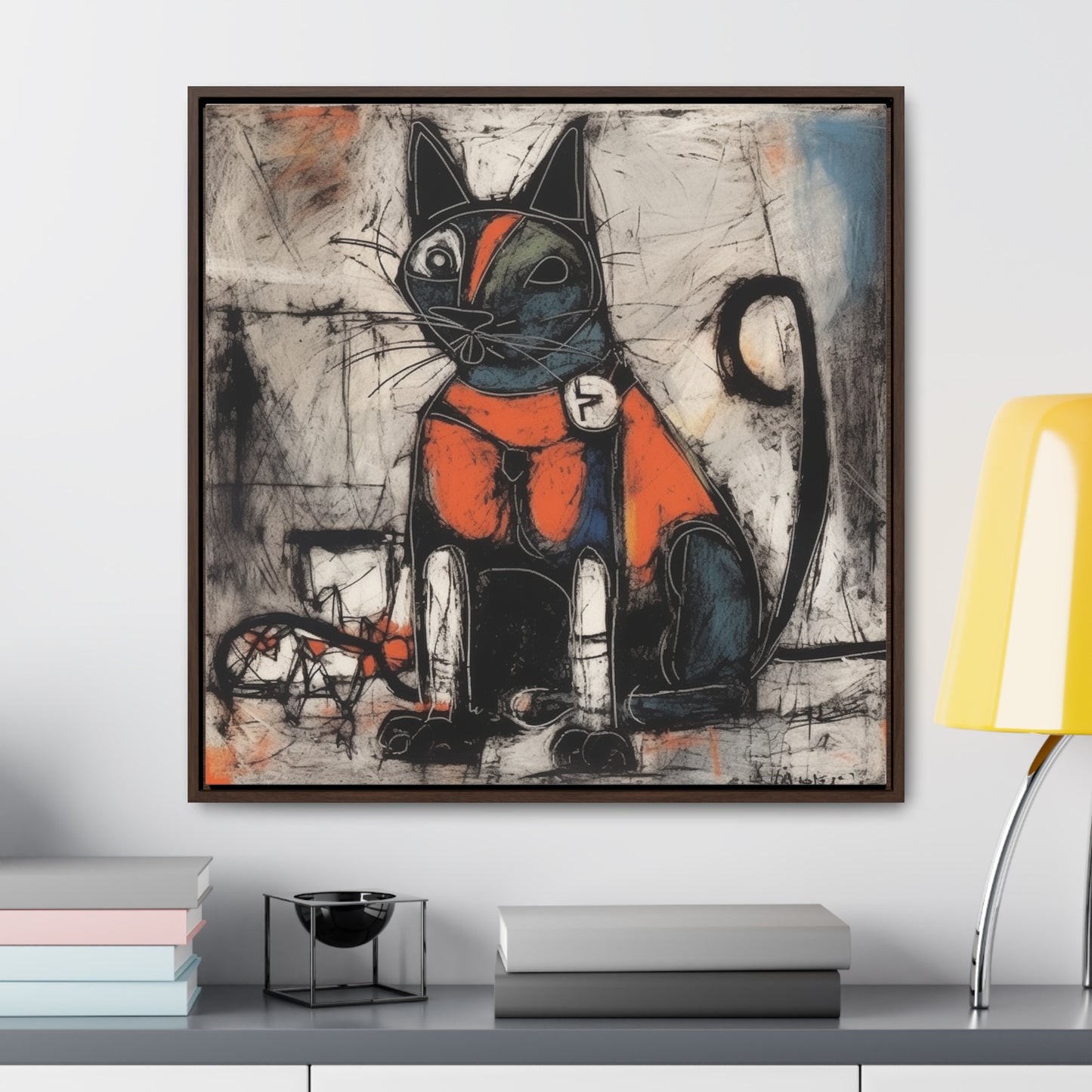 Cat 48, Gallery Canvas Wraps, Square Frame