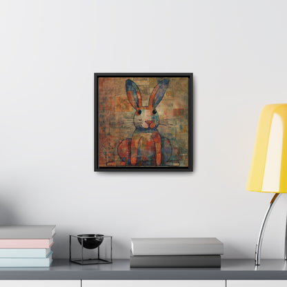 Rabbit 33, Gallery Canvas Wraps, Square Frame