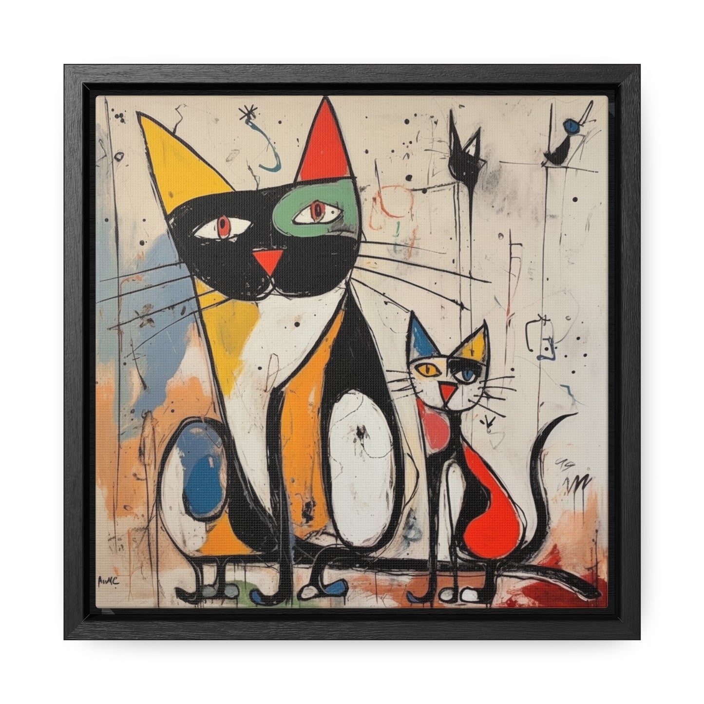 Cat 43, Gallery Canvas Wraps, Square Frame