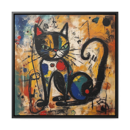 Cat 102, Gallery Canvas Wraps, Square Frame