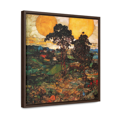 Land of the Sun 38, Gallery Canvas Wraps, Square Frame