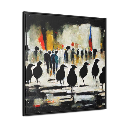 Social Seeds, Valentinii, Gallery Canvas Wraps, Square Frame