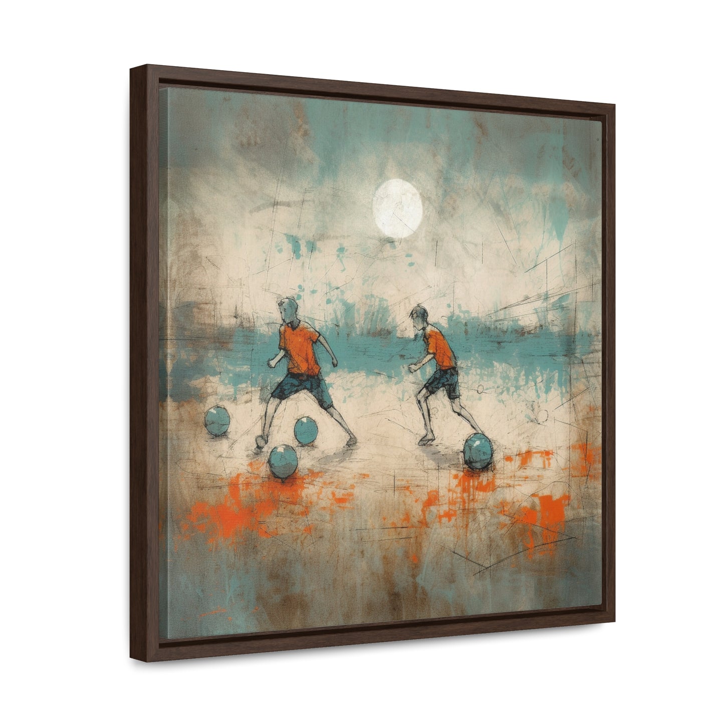 Childhood 39, Gallery Canvas Wraps, Square Frame