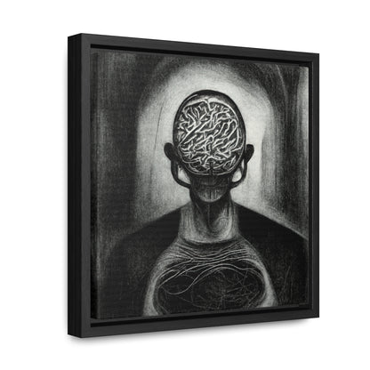 Brain 2, Valentinii, Gallery Canvas Wraps, Square Frame