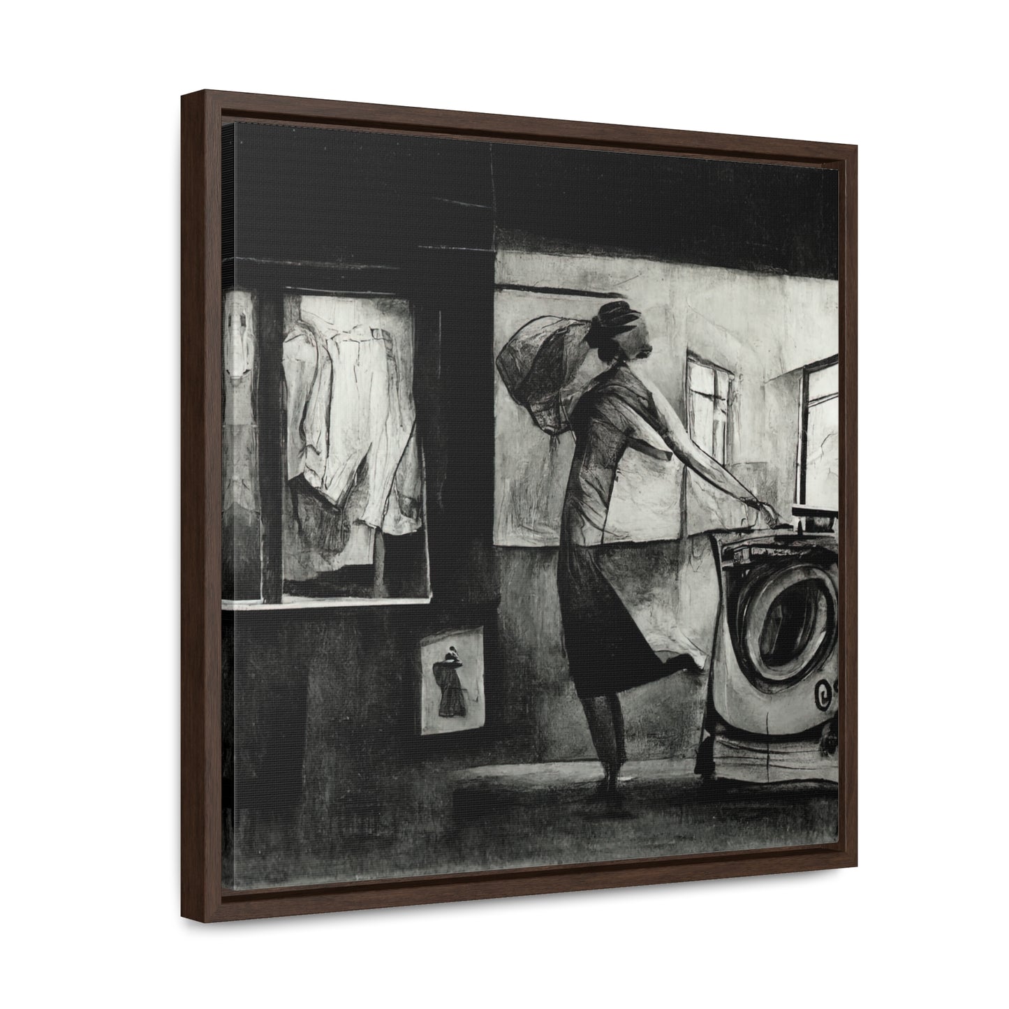 Domestic Memories 44, Valentinii, Gallery Canvas Wraps, Square Frame