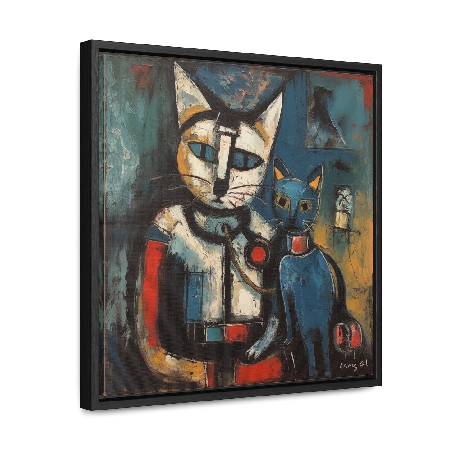 Cat 31, Gallery Canvas Wraps, Square Frame