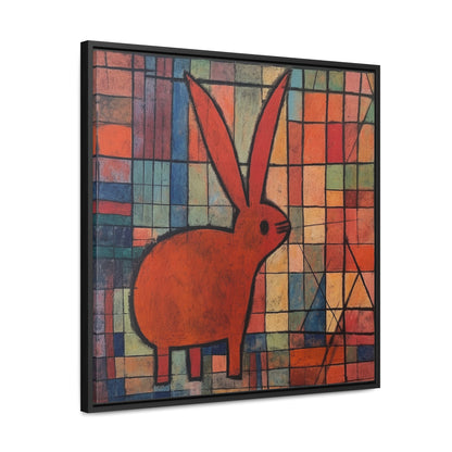 Rabbit 32, Gallery Canvas Wraps, Square Frame