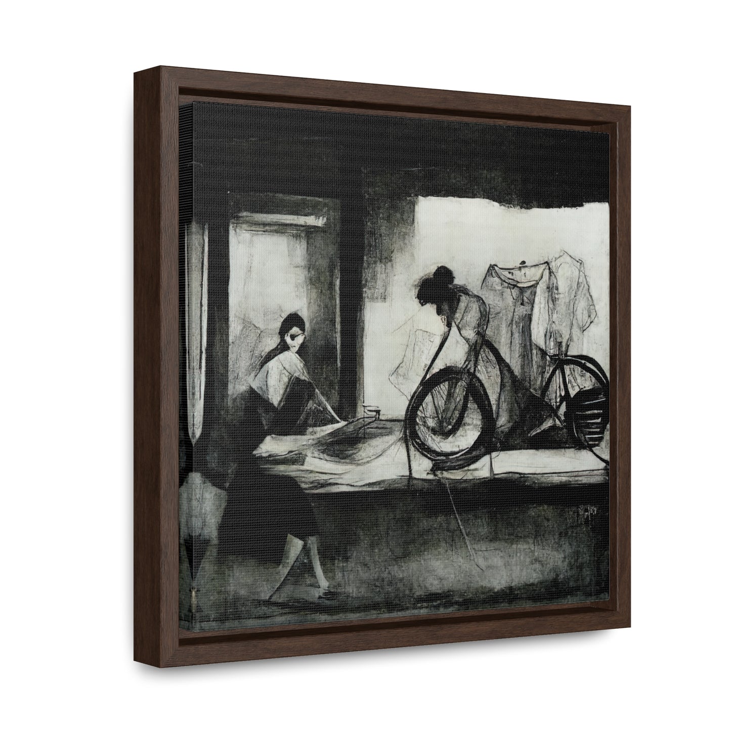 Domestic Memories 26, Valentinii, Gallery Canvas Wraps, Square Frame